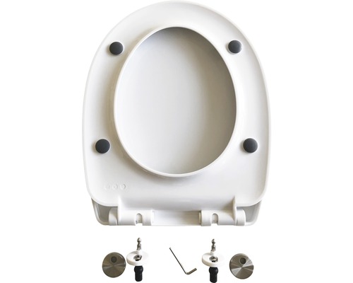 Toilettendeckel mit Befestigungsmaterial