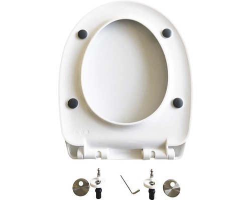 Toilettensitz mit Befestigungsmaterial
