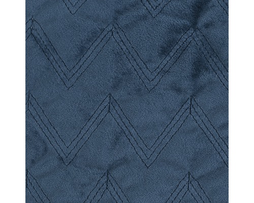 Nahaufnahme von gestepptem Stoff mit Zickzackmuster