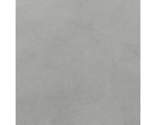 Nahaufnahme von grauem Möbelstoff.