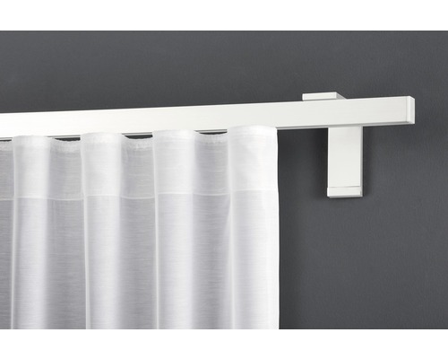 Vorhangschiene Smart Profil-Set 1-läufig weiß 240 cm