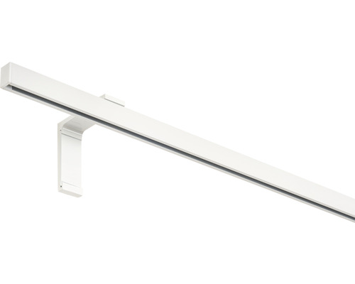 Vorhangschiene Smart Profil-Set 1-läufig weiß 160 cm | HORNBACH