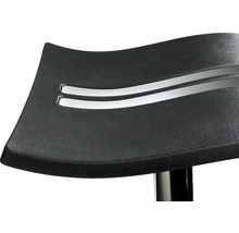 Barstuhl Mayer Sitzmöbel myWAVE 39 x 39 x 58 cm Stahl schwarz 1208-01-677-thumb-1