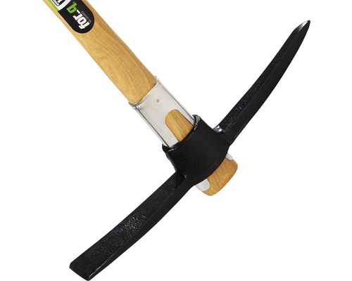 Spitzhacke mit Holzstiel