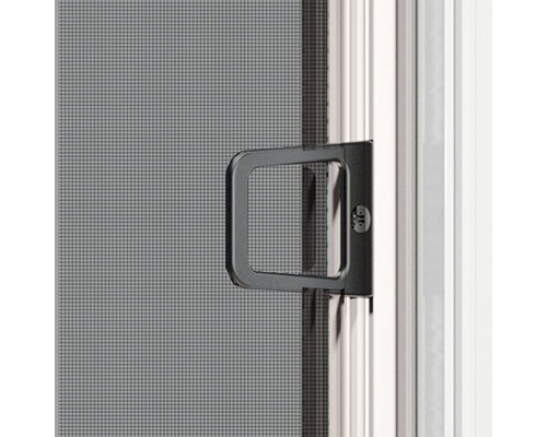 Detailansicht einer Insektenschutztür mit Griff