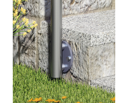 Edelstahlgeländer zur Treppenbefestigung im Außenbereich