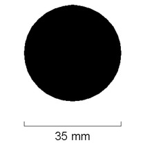 Rundstab Fichte/Kiefer roh Ø 35 mm L:1000 mm | HORNBACH