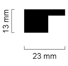 Falzleiste Buche roh - 950 x 23 x 13 mm