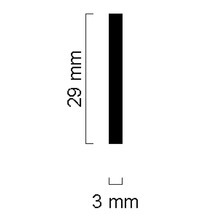Abmessungen: 29 mm x 3 mm