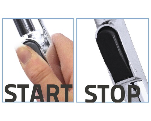 Start-Stopp-Funktion eines Produkts dargestellt.