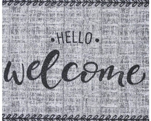 Fußmatte mit dem Schriftzug Hello Welcome