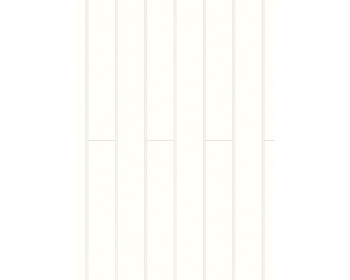 Weißes Paneelendesign für Wand und Decke