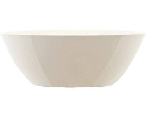 Blumenschale elho Brussels Diamond Kunststoff 36x16x13 cm weiß Keramikschüssel