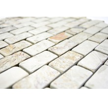 Rechteckige Natursteinmosaikfliesen für Wand und Boden