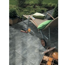 Beton Terrassenplatte iStone Brilliant grau-schwarz 60 x 40 x 4 cm-thumb-4