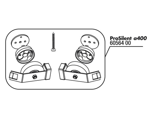 ProSilent a400 Schallschutzschelle mit Schraube