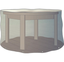 Schutzhülle für Gartentisch Ø 125 H 75 cm transparent-thumb-2 Schutzhülle für Gartentisch Ø 125 H 75 cm transparent-thumb-2