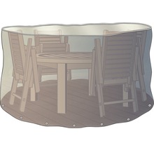 Schutzhülle für Gartenmöbel-Set Ø 320 H 95 cm transparent-thumb-0
