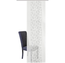 Schiebegardine Konturo weiss 57x125 cm
