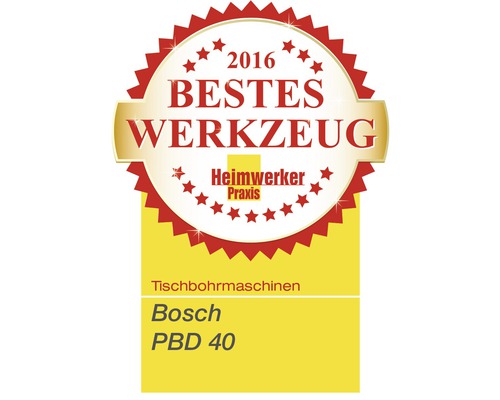 Bestes Werkzeug 2016 Auszeichnung für Bosch PBD 40 Tischbohrmaschine