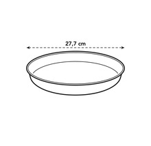 Abbildung einer runden Pflanzschale mit einem Durchmesser von 27,7 cm