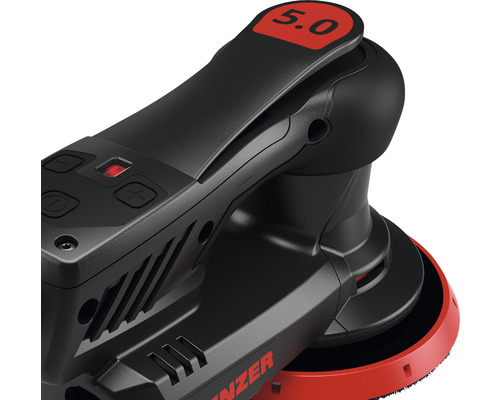 Exzenterschleifer mit 5.0 Kennzeichnung