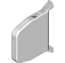 ARON Vorbaurollladen PVC grau 550 x 1415 mm Kasten Aluminium RAL 8003 lehmbraun Gurtzug Rechts-thumb-1