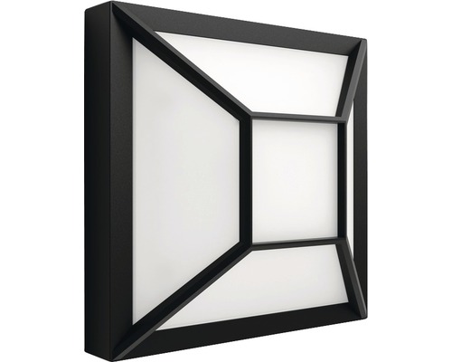 Quadratische Wandleuchte mit geometrischem Design