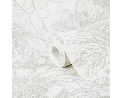 Tapetenrolle mit Blumenmuster