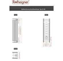 Ventilheizkörper Rotheigner 6-fach Typ DK 300x800 mm-thumb-1