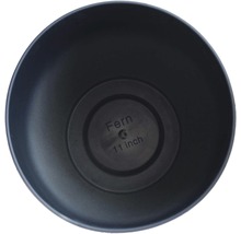Top-Ansicht eines Pflanzgefäßes aus Kunststoff, Durchmesser 27,9 cm