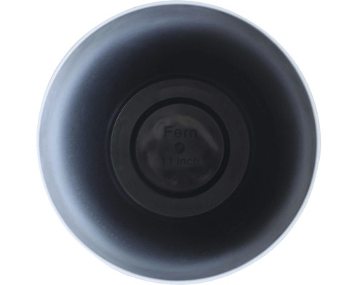 Innenansicht eines Pflanzgefäßes mit einem Durchmesser von 27,9 Zentimetern