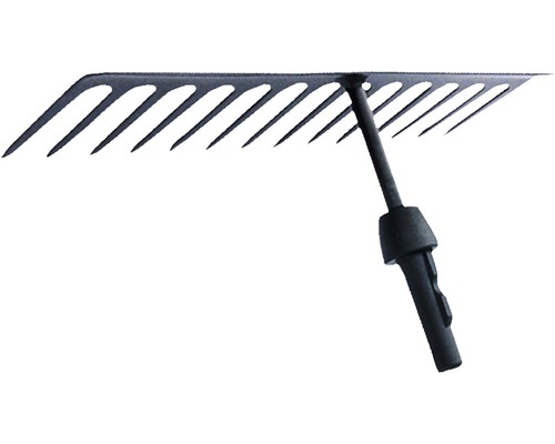 Gartenrechen mit Griff