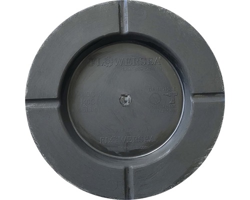 Blumenuntersetzer aus Kunststoff, vierzig Zentimeter Durchmesser