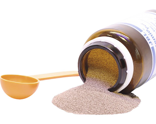 JBL Themiopur Torfgranulat mit Messlöffel und Glas