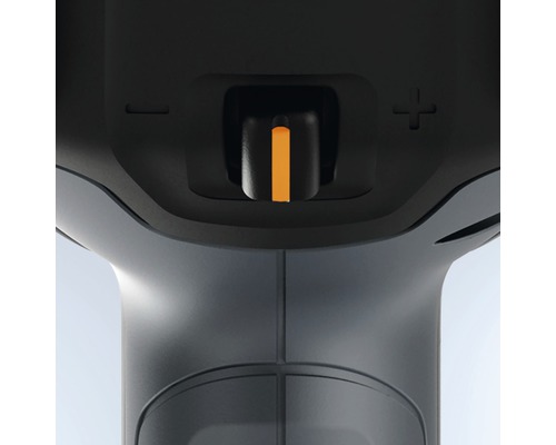 Detailansicht des Schalters zur Einstellung des Drehmoments an einem Schrauber