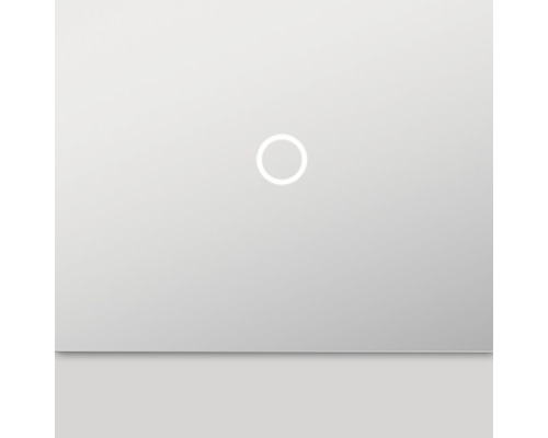 Rechteckiger Spiegel mit LED-Beleuchtung