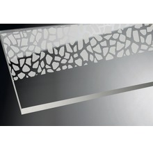 Seitenwand für Drehtür Breuer Europa Design 90 cm Anschlag rechts Dekor Terrazzo Weiß Profilfarbe schwarz-thumb-5