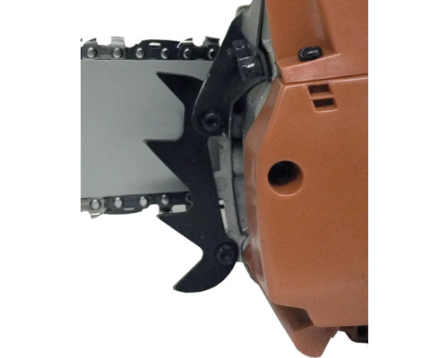 Nahaufnahme einer Kettensäge