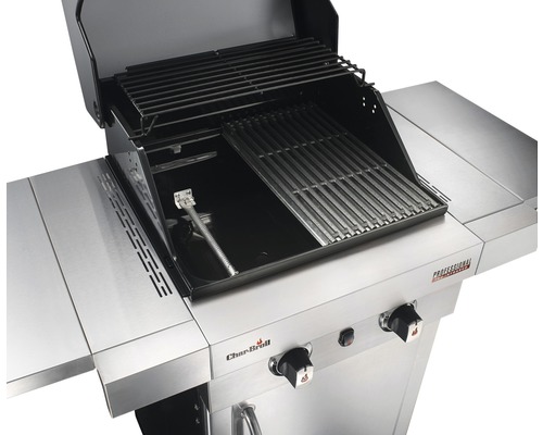 Char Broil Gasgrill mit Warmhalterost und Seitenablagen