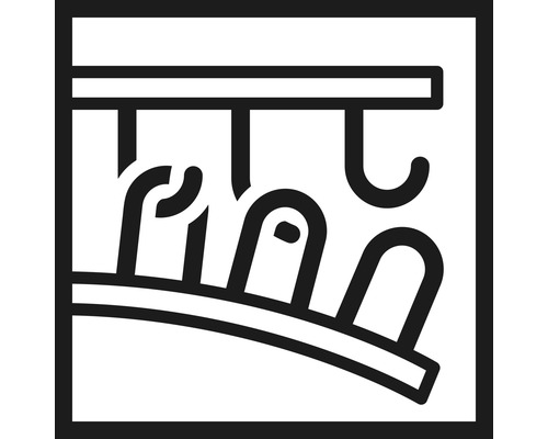 Symbol für Hängeaufbewahrung