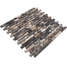 Natursteinmosaik MOS BRICK 476 30,5x32,2 cm braun