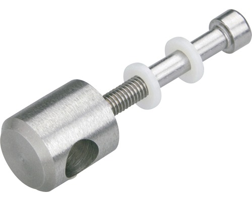 Befestigungselement aus Metall mit Gewinde und Unterlegscheiben