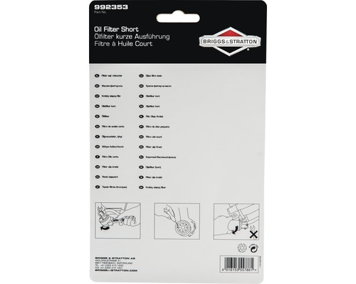 Briggs & Stratton Ölfilter kurze Ausführung