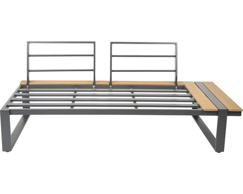 Gartensessel-Rahmen aus Metall und Holz