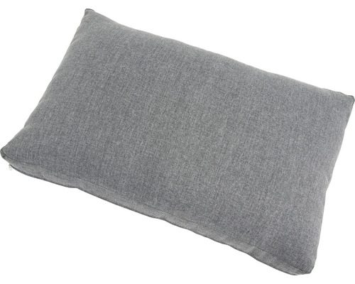 Graues rechteckiges Kissen