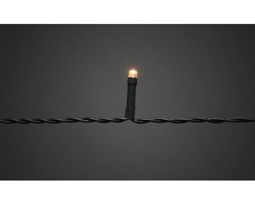 Lichterkette mit einer einzelnen warmweißen LED