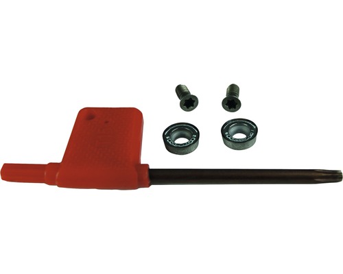 Drehmeißel-Set mit Schraubendreher, Schrauben und Schneidplatten