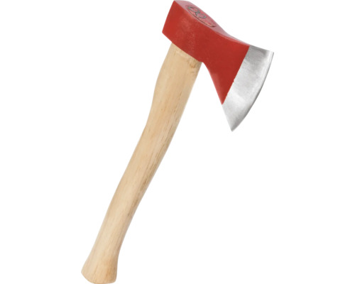 Axt mit Holzgriff und Stahlkopf
