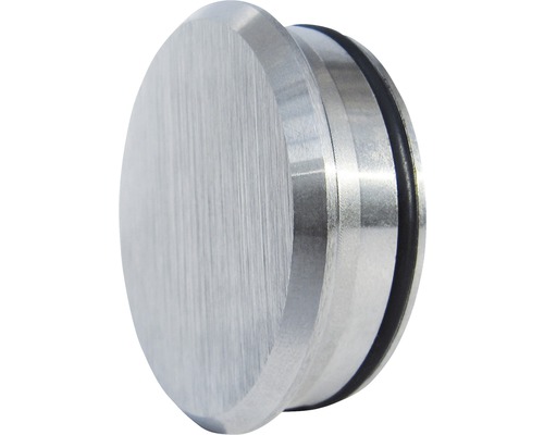 Runder Blindstopfen aus Metall mit Dichtung